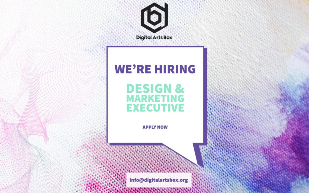 We’re Hiring – Design & Marketing Executive